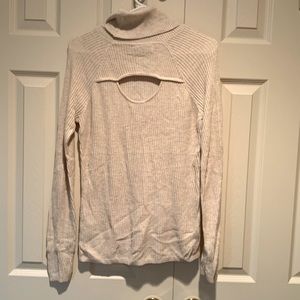 Abercrombie & Fitch Turtleneck Sweater with Sexy Back Design